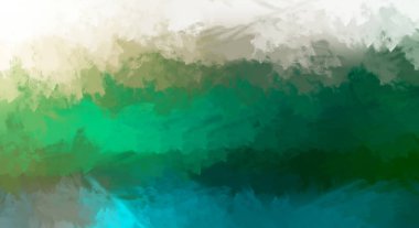 Renkli fırça darbelerinin 2D çizimi. Dekoratif desenli resim. canlı boya desenli arkaplan.