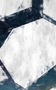 Soyut arkaplanda pürüzlü fırça darbeleri. Fırça boyası. Renkli boya darbeleri. Eşsiz duvar sanatı. Tuvaldeki modern sanat. Renkli çağdaş sanat eserleri. 