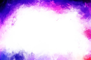 Modern sanat. Taranmış Boyalı Soyut Arkaplan. Fırça darbesi ile boyanmış. Boya darbeleri. 2B Görüntü