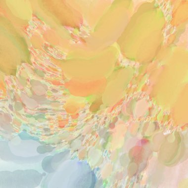 El yapımı sürreal soyut desenli suluboya. Modern sanatsal resim. 2D çizim. Arkaplan boyası karışımı. Yaratıcı duvar sanatı. Çağdaş sanat.