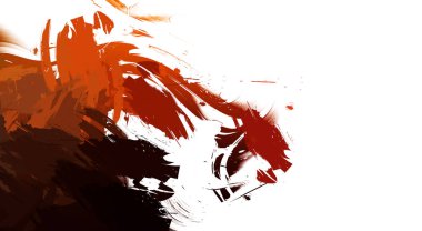 Taranmış Boyalı Soyut Arkaplan. Vahşi kaotik fırça darbeleri. Boya darbeleri. 2D İllüstrasyon. Fırça darbeli resim. 