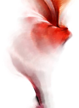 Modern sanat. Renkli çağdaş sanat eserleri. Renkli boya darbeleri. Soyut arkaplanda fırça darbeleri. fırça boyası.