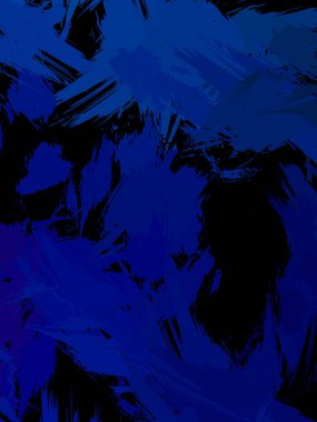 Duvar sanatı Eşsiz ve yaratıcı illüstrasyon. Fırça darbesi ile boyanmış. Renkli fırça darbelerinin soyut arkaplanı. Fırçalanmış canlı duvar kâğıdı. Boyalı sanatsal yaratım.