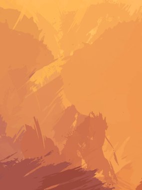 Fırça darbesi ile boyanmış. Sanatsal canlılık ve renkli duvar kâğıdı. Kaotik resim. Taranmış Boyalı Soyut Arkaplan. 