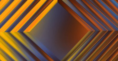 Soyut çerçeveli arkaplan. Renkli, canlı, dalgalı bir duvar kağıdı. Merkezi çerçeveli yaratıcı grafik 2d çizim. Dinamik şekilli modaya uygun sıvı örtüsü.