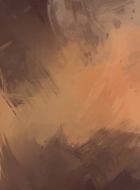 Renkli fırça darbelerinin 2D çizimi. Dekoratif desenli resim. canlı boya desenli arkaplan.