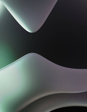 Soyut arkaplan. Değişken renk değişim dalgaları, dinamik hareketlerle. Işık dalgalarının neon renkli soyut tasarımı. Duvar kağıdı, afiş, arkaplan, kart, kitap illüstrasyonu, web sitesi.