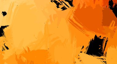 Canlı fırça darbeleriyle boyanmış. Renkli desenli resim. Fırçalanmış duvar kağıdını boya.