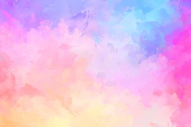 Sanatsal soyut arkaplan. Doku boyalı duvar kağıdı. Boya darbeleriyle yaratıcı bir illüstrasyon. Fırça desenli resim.