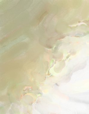 Pastel renklerde suluboya resim. Poster, duvar sanatı, afiş, kart, kitap kapağı ya da ambalaj için rahatlatıcı kompozisyonun yumuşak renkli çizimi. Modern fırça darbeleri resim.