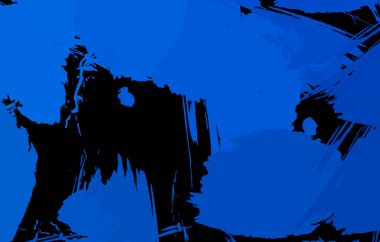 Sanatsal soyut arkaplan. Doku boyalı duvar kağıdı. Boya darbeleriyle yaratıcı bir illüstrasyon. Fırça desenli resim.