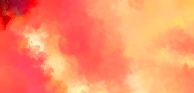 Yaratıcı soyut resim. Artistik fırça darbeleriyle donatılmış. Renkli ve canlı bir illüstrasyon. boyalı sanat.