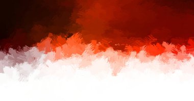 Canlı fırça darbeleriyle boyanmış. Renkli desenli resim. Fırçalanmış duvar kağıdını boya.