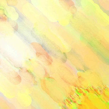 Alkol mürekkebini andıran rahatlatıcı fırça darbelerinin modern resmi. Poster, duvar sanatı, afiş, kart, kitap kapağı veya ambalaj için pastel renkli suluboya resim.