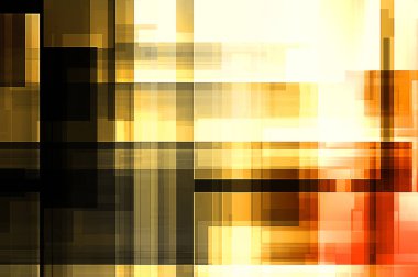 Renkli ve canlı geometrik şekiller katmanları var. Bir teknoloji planının dijital illüstrasyonu. Gelecekçi tasarım şablonu.