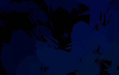 Vahşi fırça darbeleriyle yaratıcı soyut resim. Artistik fırça darbeleriyle donatılmış. Renkli ve canlı bir tasvir. Boyalı sanat.