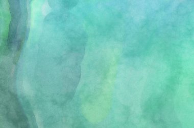 Yumuşak suluboya duvar kağıdı. Hafifçe fırçalanmış renkleri olan sanatsal bir resim. Pastel renkler arkaplana dokunmuş. Soyut duvar sanatı..