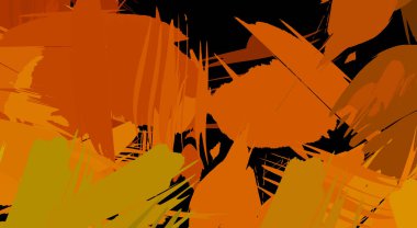 Sanatsal soyut arkaplan. Doku boyalı duvar kağıdı. Boya darbeleriyle yaratıcı bir illüstrasyon. Fırça desenli resim.