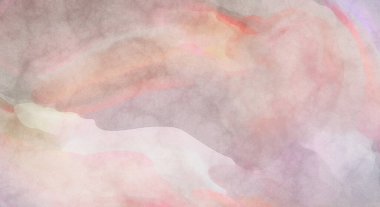 Yumuşak suluboya duvar kağıdı. Hafifçe fırçalanmış renkleri olan sanatsal bir resim. Pastel renkler arkaplana dokunmuş. Soyut duvar sanatı..