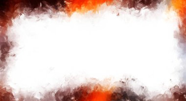 Modern sanat. Taranmış Boyalı Soyut Arkaplan. Fırça darbesi ile boyanmış. Boya darbeleri. 2B Görüntü