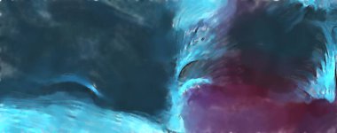 Modern sanat. Renkli çağdaş sanat eserleri. Renkli boya darbeleri. Soyut arkaplanda fırça darbeleri. fırça boyası.