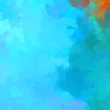 Duvar sanatı Eşsiz ve yaratıcı illüstrasyon. Fırça darbesi ile boyanmış. Renkli fırça darbelerinin soyut arkaplanı. Fırçalanmış canlı duvar kâğıdı. Boyalı sanatsal yaratım.