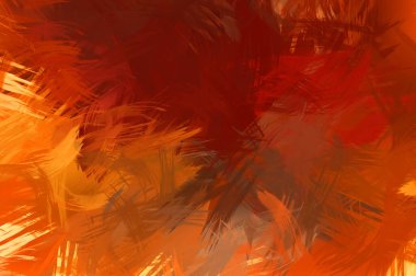 Renkli fırça darbelerinin soyut arkaplanı. fırçalanmış canlı duvar kağıdı. resmedilmiş sanat eseri. Eşsiz ve yaratıcı illüstrasyon.