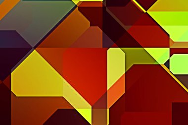 Üçgen arka planda üst üste dizayn ediliyor. Soyut geometrik duvar kağıdı. Geometrik renkli üçgen şekiller.