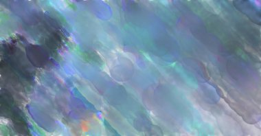 Çağdaş sanat. El yapımı resim. Modern sanat eserleri. Yüzeyde suluboya fırça darbeleriyle resim yapmak. 2D çizim. Sanatsal arkaplan resmi. Tablo üzerinde soyut resim. Renkli doku.