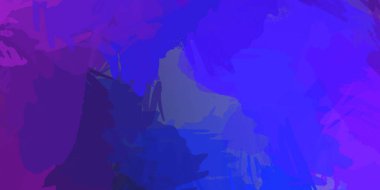 Yaratıcı bir geçmiş. Canlı fırça darbeleriyle boyanmış. Renkli desenli resim. Fırçalanmış duvar kağıdını boya.