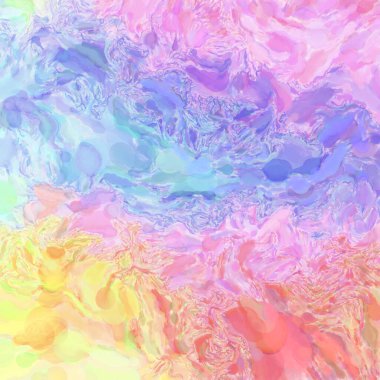 El yapımı sürreal soyut desenli suluboya. Modern sanatsal resim. 2D çizim. Arkaplan boyası karışımı. Yaratıcı duvar sanatı. Çağdaş sanat.