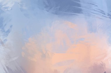 Renkli fırça darbelerinin soyut arkaplanı. fırçalanmış canlı duvar kağıdı. resmedilmiş sanat eseri. Eşsiz ve yaratıcı illüstrasyon.