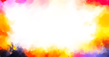 Yüzeyde suluboya vuruşlar. Sanatsal arkaplan resmi. Tablo üzerinde soyut resim. Fırça darbeleri. Çağdaş sanat. El işçiliğinin renkli dokusu. Modern resim.