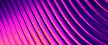 Soyut arkaplan. Renkli dalgalı yansıtıcı duvar kağıdı. Duvar kağıdı, afiş, arkaplan, kart, kitap kapağı veya web sitesi için grafiksel resimleme.