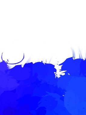 Taranmış Boyalı Soyut Arkaplan. Vahşi kaotik fırça darbeleri. Boya darbeleri. 2D İllüstrasyon. Fırça darbeli resim. 