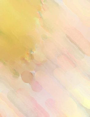 Alkol mürekkebini andıran rahatlatıcı fırça darbelerinin modern resmi. Poster, duvar sanatı, afiş, kart, kitap kapağı veya ambalaj için pastel renkli suluboya resim.