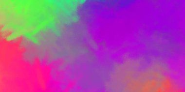 Yaratıcı bir geçmiş. Canlı fırça darbeleriyle boyanmış. Renkli desenli resim. Fırçalanmış duvar kağıdını boya.