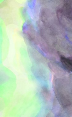 2D çizim. Sanatsal arkaplan resmi. Tablo üzerinde soyut resim. Çağdaş sanat. El yapımı resim. Renkli doku. Modern sanat eserleri. Yüzeyde suluboya fırça darbeleriyle boyama.