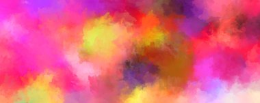 Sanatsal soyut arkaplan. Doku boyalı duvar kağıdı. Boya darbeleriyle yaratıcı bir illüstrasyon. Fırça desenli resim.