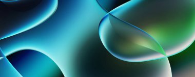 Soyut arkaplan. Değişken renk değişim dalgaları, dinamik hareketlerle. Işık dalgalarının neon renkli soyut tasarımı. Duvar kağıdı, afiş, arkaplan, kart, kitap illüstrasyonu, web sitesi.