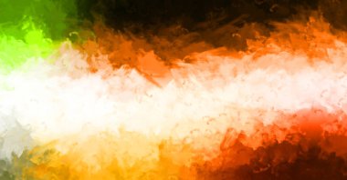 Renkli fırça darbelerinin soyut arkaplanı. fırçalanmış canlı duvar kağıdı. resmedilmiş sanat eseri. Eşsiz ve yaratıcı illüstrasyon.