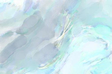 Poster, duvar sanatı, afiş, kart, kitap kapağı veya ambalaj için pastel renkli suluboya resim. Alkol mürekkebini andıran rahatlatıcı fırça darbelerinin modern resmi.