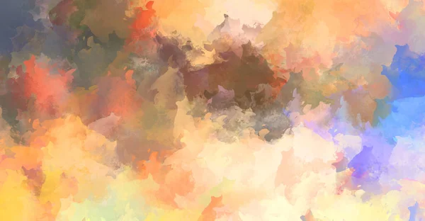 Απεικόνιση Πολύχρωμες Πινελιές Διακοσμητική Ζωγραφική Υφή Ζωντανό Φόντο Μοτίβο Χρωμάτων — Φωτογραφία Αρχείου