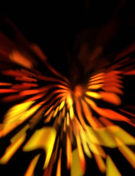 Light particle trails. Light explosion star with glowing particles and lines. Beautiful moving abstract rays background.