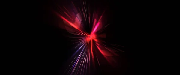 Suar Lensa Futuristik Cahaya Bintang Ledakan Dengan Partikel Bersinar Dan — Stok Foto