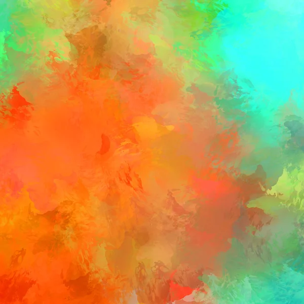 Composición Pintada Con Pinceladas Vibrantes Pintura Colorida Texturizada Pintar Fondo — Foto de Stock