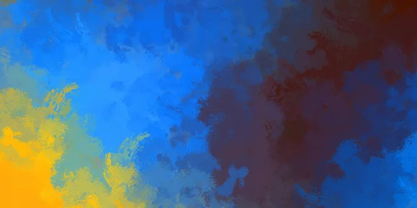 Pincel Pincelado Pintura Artístico Papel Parede Vibrante Colorido Pintura Caótica — Fotografia de Stock