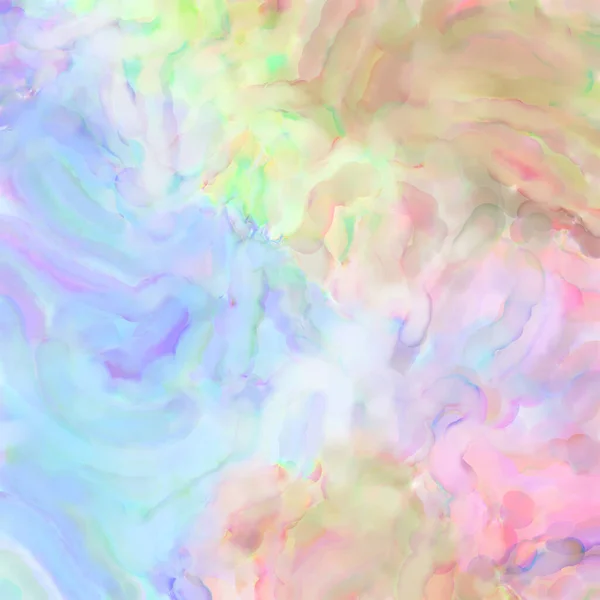 Aquarel Abstract Schilderen Met Pastelkleuren Zachte Kleur Geschilderde Illustratie Van — Stockfoto