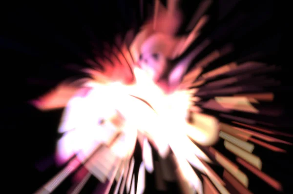 Lys Partikkelspor Lyseksplosjonsstjerne Med Glødende Partikler Linjer Vakker Bevegelig Abstrakt – stockfoto