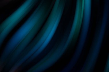 Siyah arka planda renkli düz çizgiler. Sıvı ve sıvı renkli dalgalar karanlıkta akıyor. Duvar kağıdı, afiş, arkaplan, kart, kitap, kapak, poster, afiş, broşür